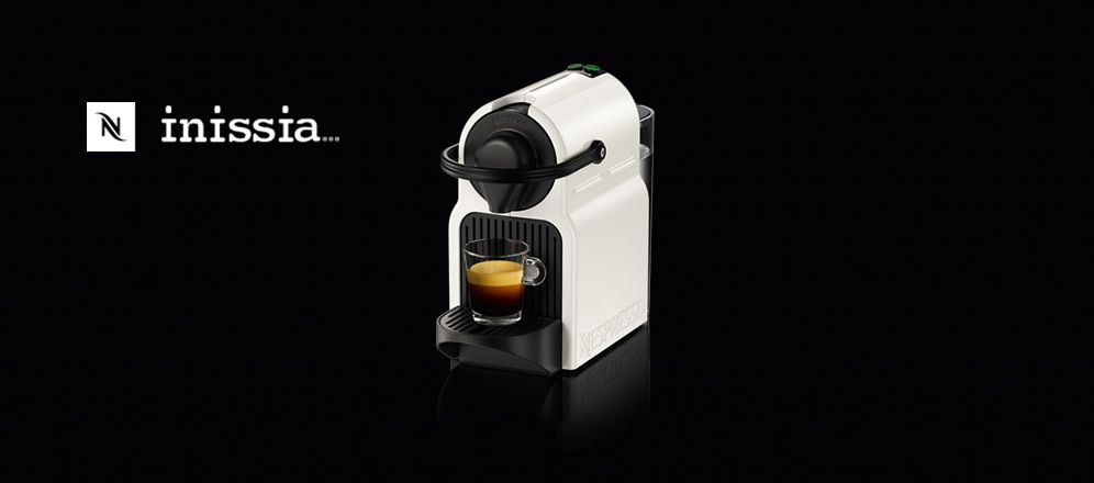מכונת קפה NESPRESSO Inissia לבנה - יבואן רשמי