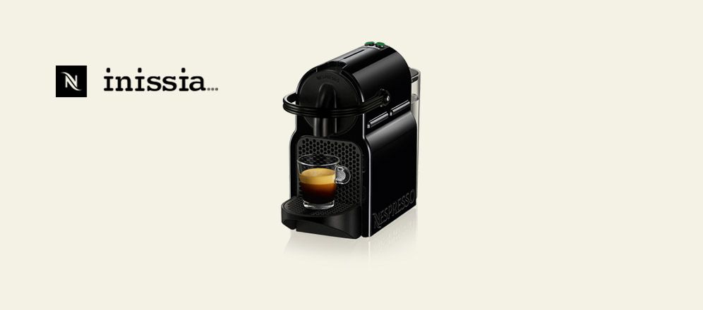מכונת קפה NESPRESSO Inissia שחורה - יבואן רשמי