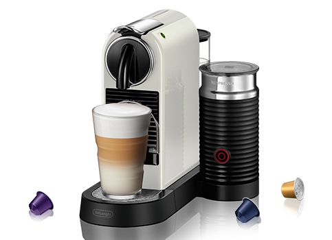 מכונת קפה Nespresso CitiZ&Milk לבנה - יבואן רשמי