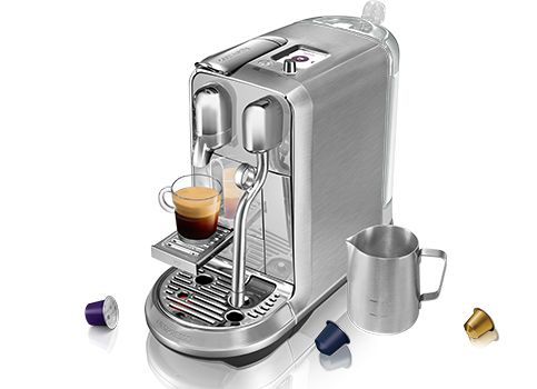 מכונת קפה NESPRESSO CREATISTA PLUS כסופה - יבואן רשמי