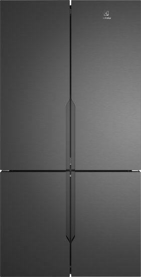 מקרר 4 דלתות Electrolux EQE5600BB מקפיא תחתון - 572 ליטר, נירוסטה מושחרת