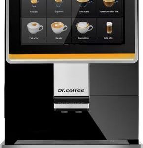Dr.Coffee Coffee-Break – מכונת קפה אוטומטית עם מסך מגע 10.1", 20 משקאות וניקוי חלב עצמי | יבואן רשמי