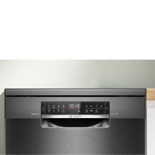מדיח כלים Bosch SMS6ECC12E Serie 6 רחב,שחור- 14 מע' כלים-גרמניה בוש | יבואן רשמי – תמונה 2
