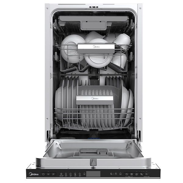 מדיח אינטגרלי צר Midea דגם WQP8-W7704M ברוחב 45 ס"מ עם WIFI ופתיחת דלת אוטומטית | יבואן רשמי – תמונה 5