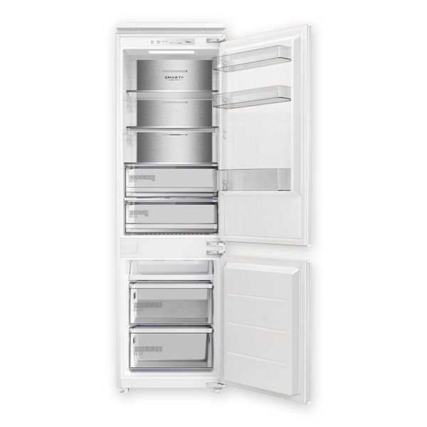 מקרר אינטגרלי MIDEA HD-351RWEN מקפיא תחתון,267 ליטר יבואן רשמי – תמונה 2