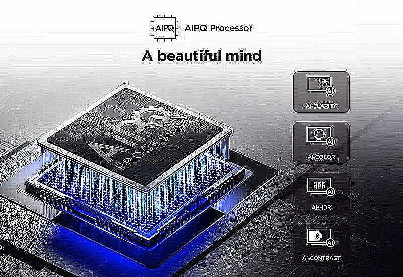 טלוויזיה חכמה 55 אינץ' דגם QLED 4K סדרה TCL 55P7K עם Google TV | יבואן רשמי-משלוח מהיר