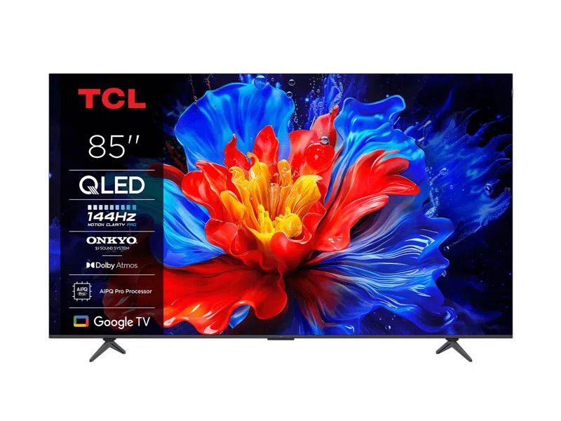 טלוויזיה חכמה 85 אינץ' TCL 85P8K QLED 4K עם Google TV | יבואן רשמי-משלוח מהיר – תמונה 11