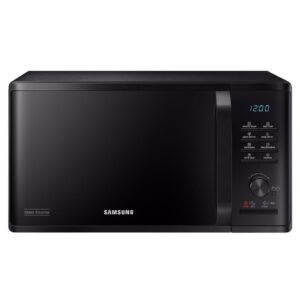 מיקרוגל Samsung MS23K3555EK 23 ליטר עם אידוי בריא וציפוי קרמי צבע שחור | יבואן רשמי-משלוח מהיר