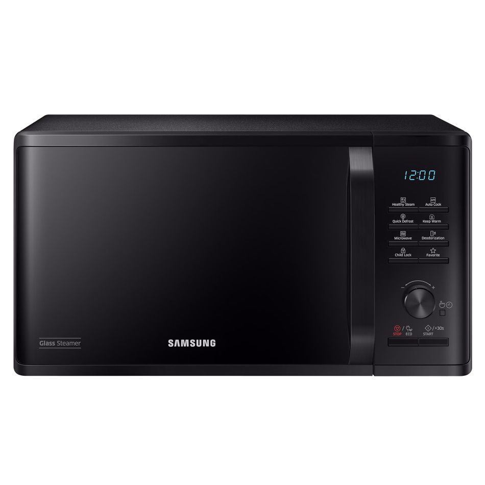 מיקרוגל Samsung MS23K3555EK 23 ליטר עם אידוי בריא וציפוי קרמי צבע שחור | יבואן רשמי-משלוח מהיר