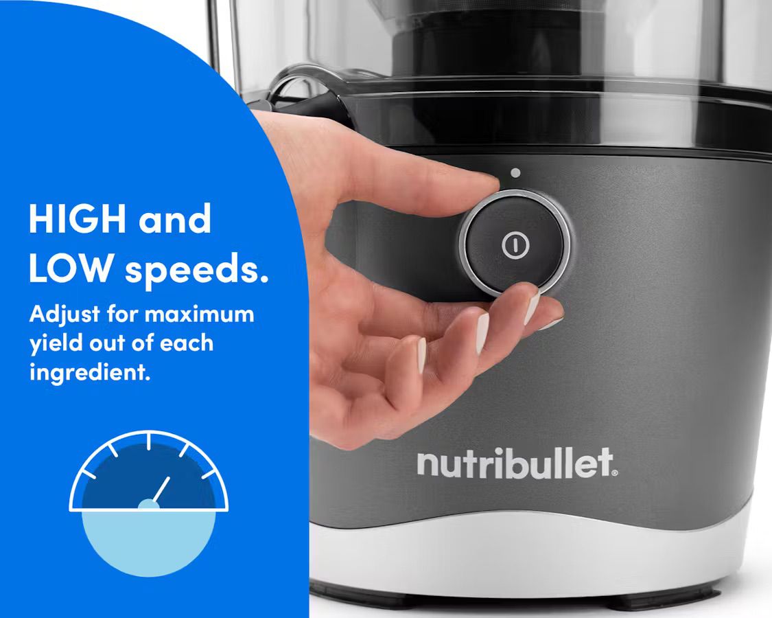מסחטת מיץ ביתית עוצמתית NutriBullet Juicer | 1000W | פתח הזנה גדול | יבואן רשמי-משלוח מהיר – תמונה 3