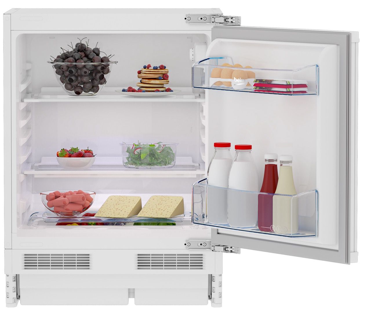 מקרר אינטגרלי משרדי 130 ליטר Beko BU1104N בקו לבן 60 ס"מ חסכוני קומפקטי ושקט - יבואן רשמי | משלוח מהיר – תמונה 4