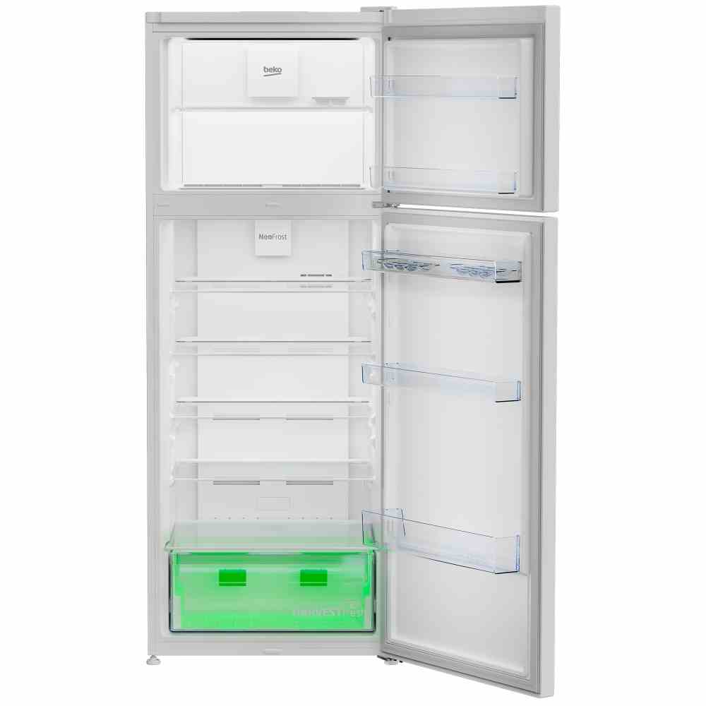 מקרר 2 דלתות BEKO RDNE458M10W בקו, מקפיא עליון, 406 ליטר-לבן | יבואן רשמי – תמונה 4