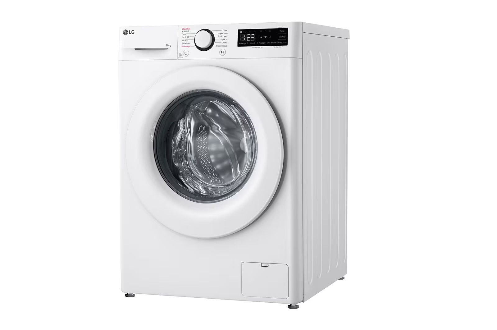 מכונת כביסה פתח קדמי 10 ק"ג LG דגם F14R33WHS אל ג'י עם קיטור ו-1400 סל"ד | משלוח מהיר – תמונה 8