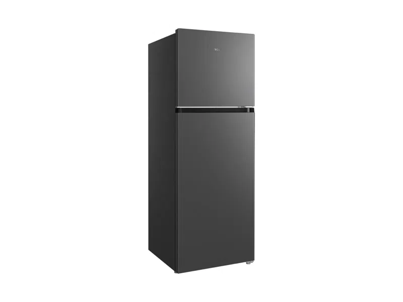 מקרר 2 דלתות TCL P370TM טי סי אל, מקפיא עליון, 249 ליטר, נירוסטה מושחרת – תמונה 9