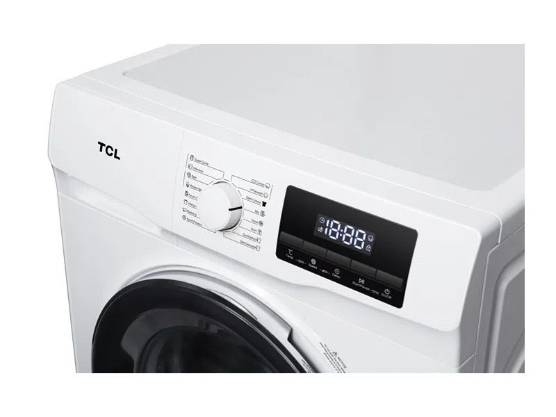 מכונת כביסה 8 ק״ג TCL P608FL סחיטה 1400 סל"ד עם מנוע אינוורטר – תמונה 6