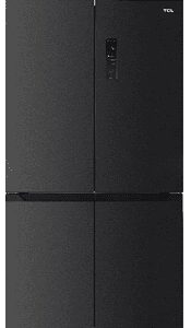 מקרר 4 דלתות מקפיא תחתון TCL C780CD טי סי אל, מקפיא תחתון, 600 ליטר, שחור