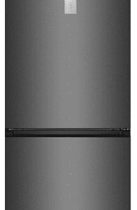 מקרר 2 דלתות ‏מקפיא ‏תחתון TCL P540BF טי סי אל, מקפיא תחתון, 417 ליטר, נירוסטה מושחרת