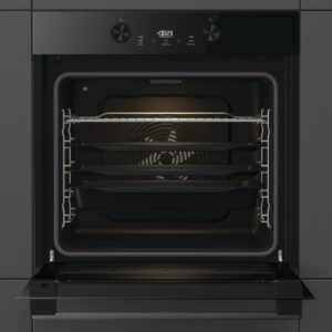 תנור בילד אין Gorenje BPS6737E04DBG פירוליטי, זכוכית שחורה, 60 ס"מ, 77 ליטר | יבואן רשמי