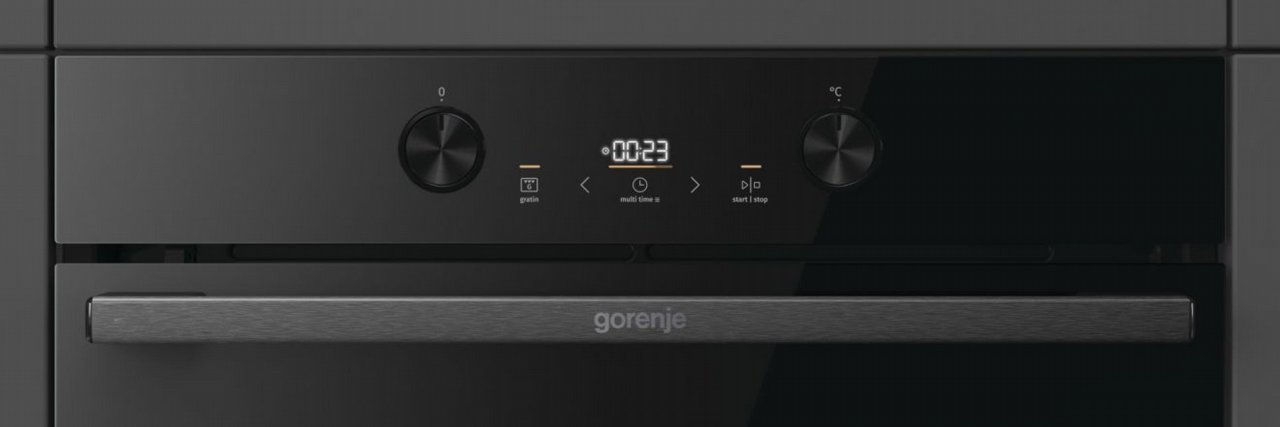 תנור בילד אין Gorenje BPS6737E04DBG פירוליטי, זכוכית שחורה, 60 ס"מ, 77 ליטר | יבואן רשמי – תמונה 5