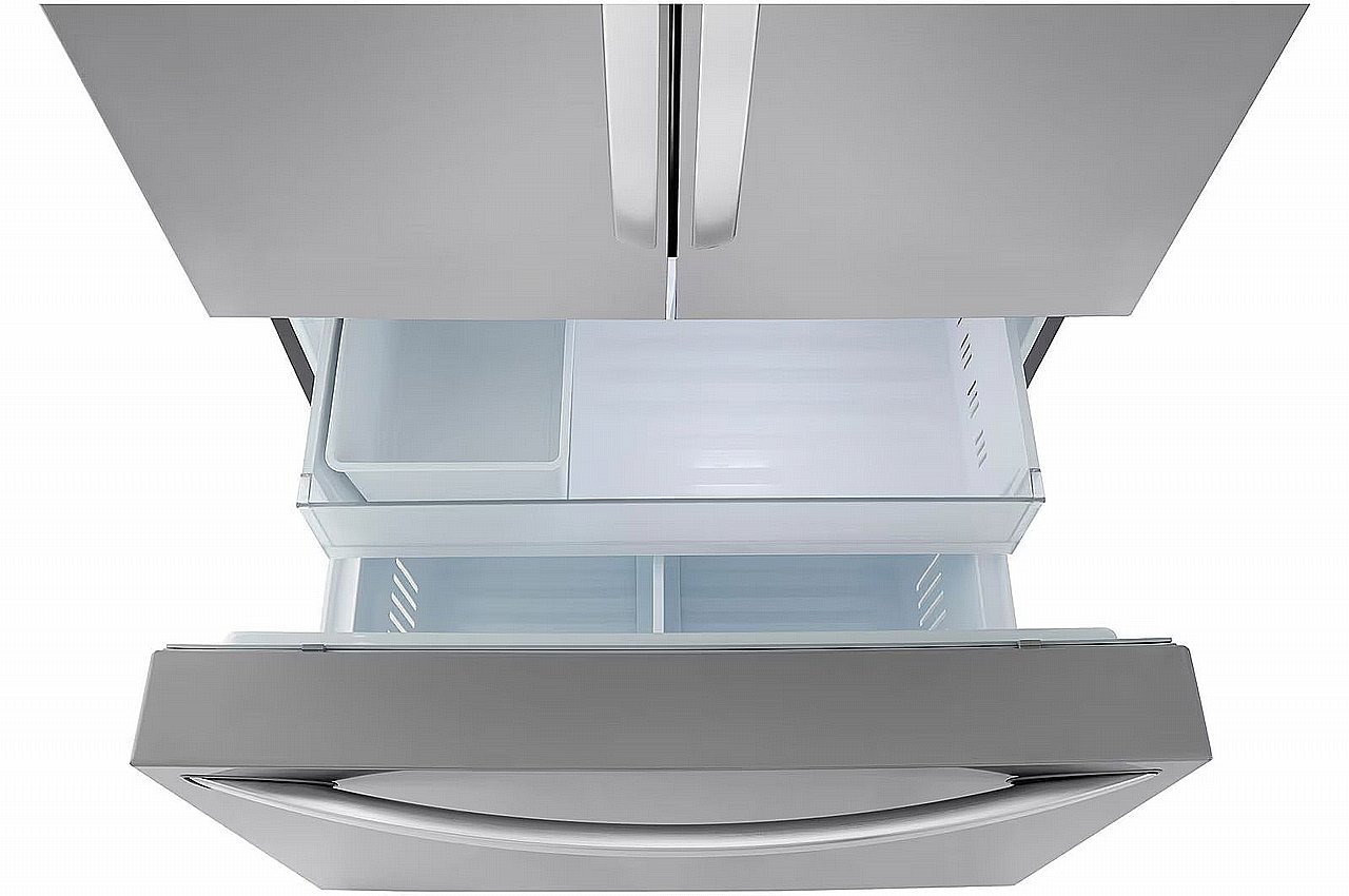 מקרר 3 דלתות LG GMW765 אל ג'י, מקפיא תחתון, 750 ליטר, נירוסטה – תמונה 4