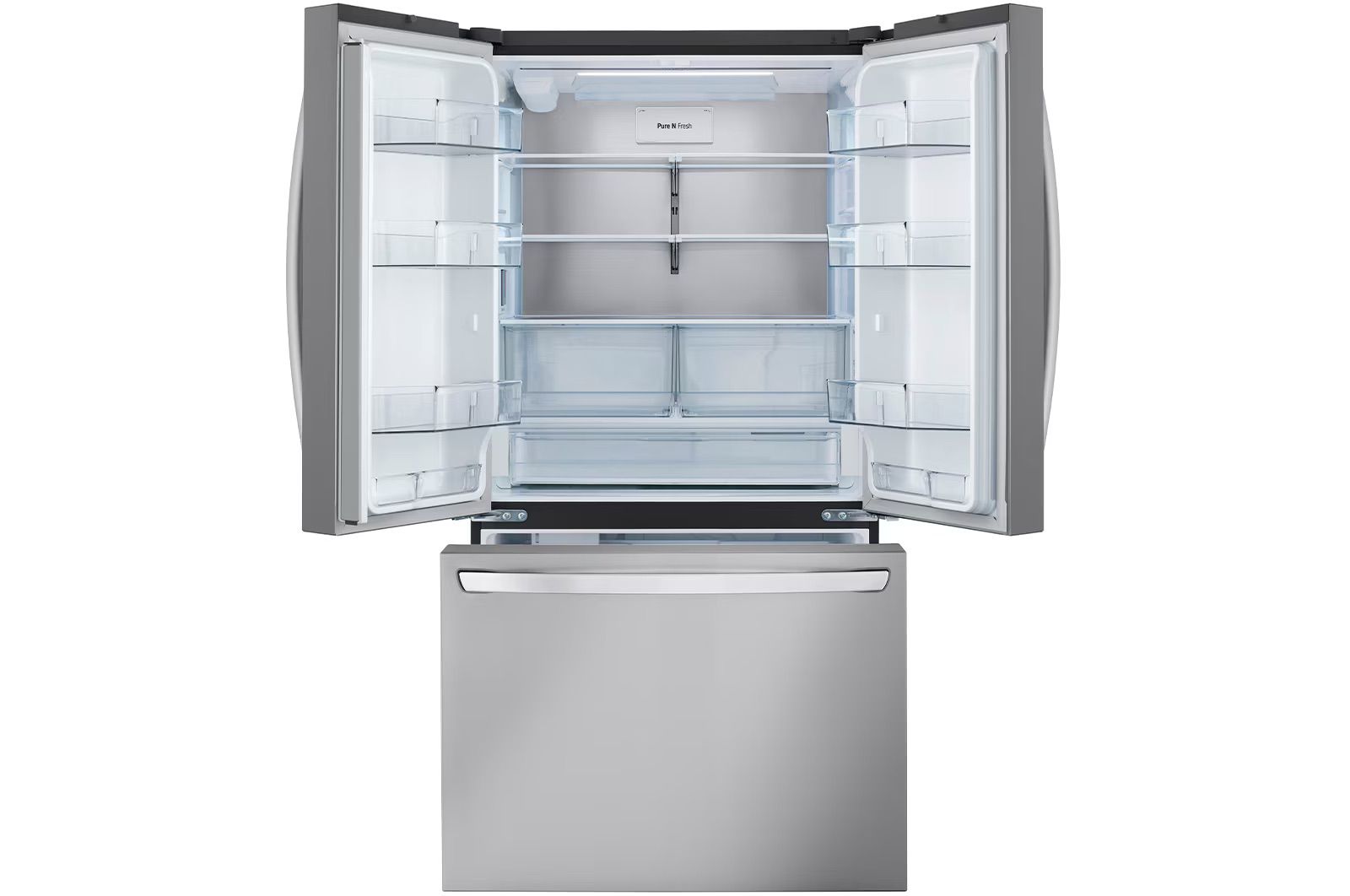 מקרר 3 דלתות LG GMW765 אל ג'י, מקפיא תחתון, 750 ליטר, נירוסטה – תמונה 3