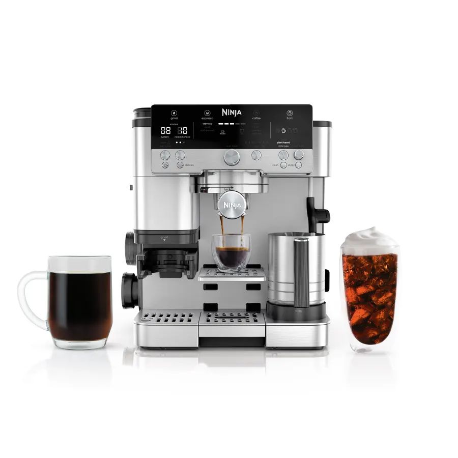 Ninja LUXE CAFE ES601EU – מכונת אספרסו חצי אוטומטית עם מטחנה חכמה, קולד ברו ו-Barista Assist | יבואן רשמי-משלוח מהיר – תמונה 2