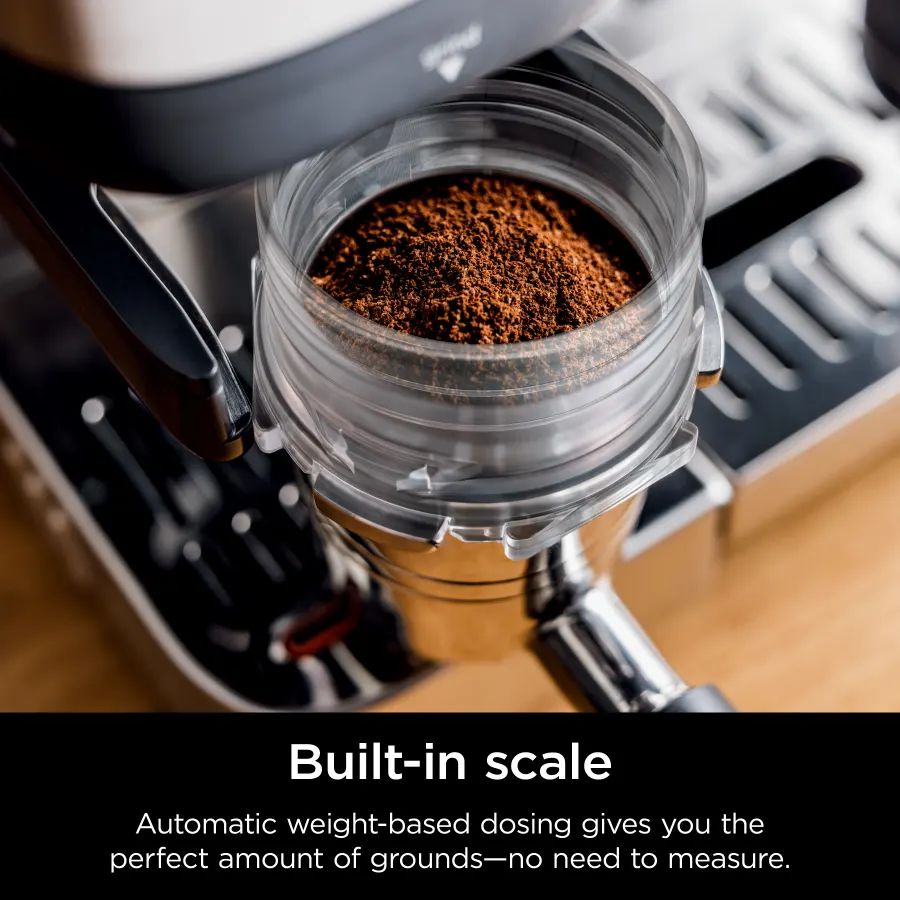 Ninja LUXE CAFE ES601EU – מכונת אספרסו חצי אוטומטית עם מטחנה חכמה, קולד ברו ו-Barista Assist | יבואן רשמי-משלוח מהיר – תמונה 7