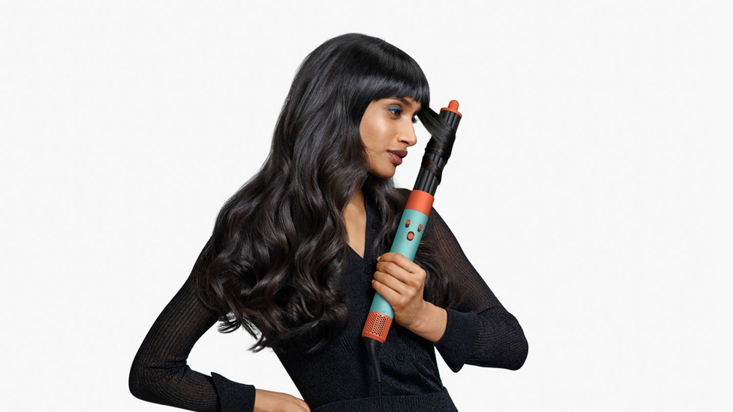 Dyson Airwrap i.d HS08 Coily+Curly - מעצב שיער חכם בצבע טורקיז-טופז - יבואן רשמי – תמונה 3
