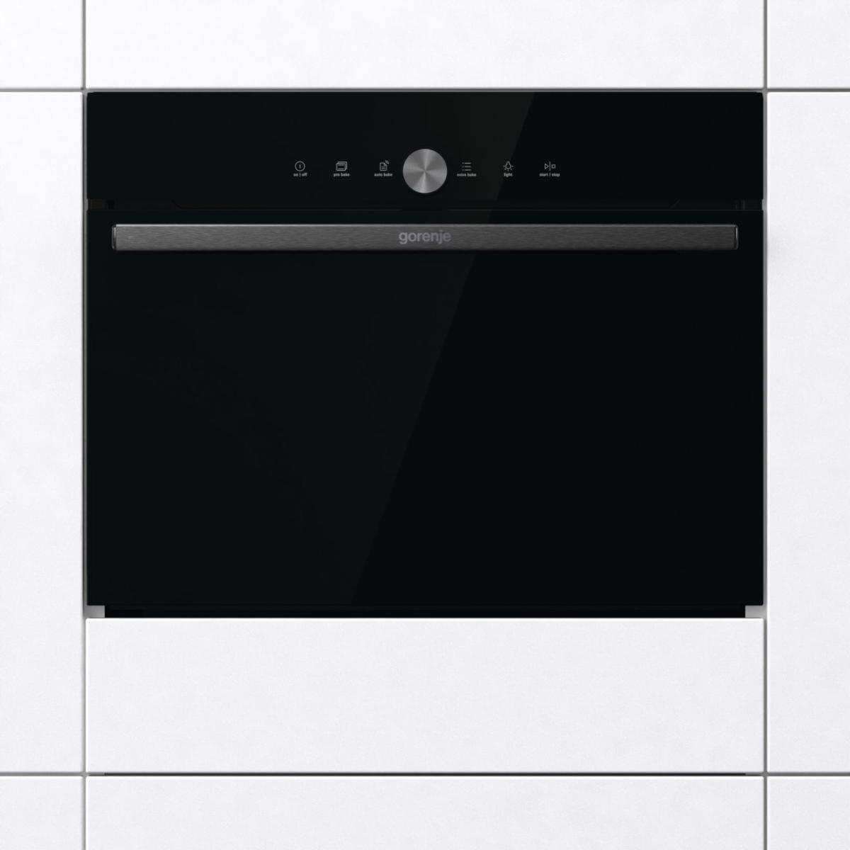 תנור משולב מיקרוגל Gorenje BCM4547DG גובה 45 ס"מ-גימור שחור – תמונה 5