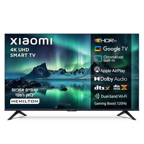 Xiaomi TV A 65 2026 - טלוויזיה חכמה 65 אינץ' 4K דגם L65MB-AME | יבואן רשמי-משלוח מהיר