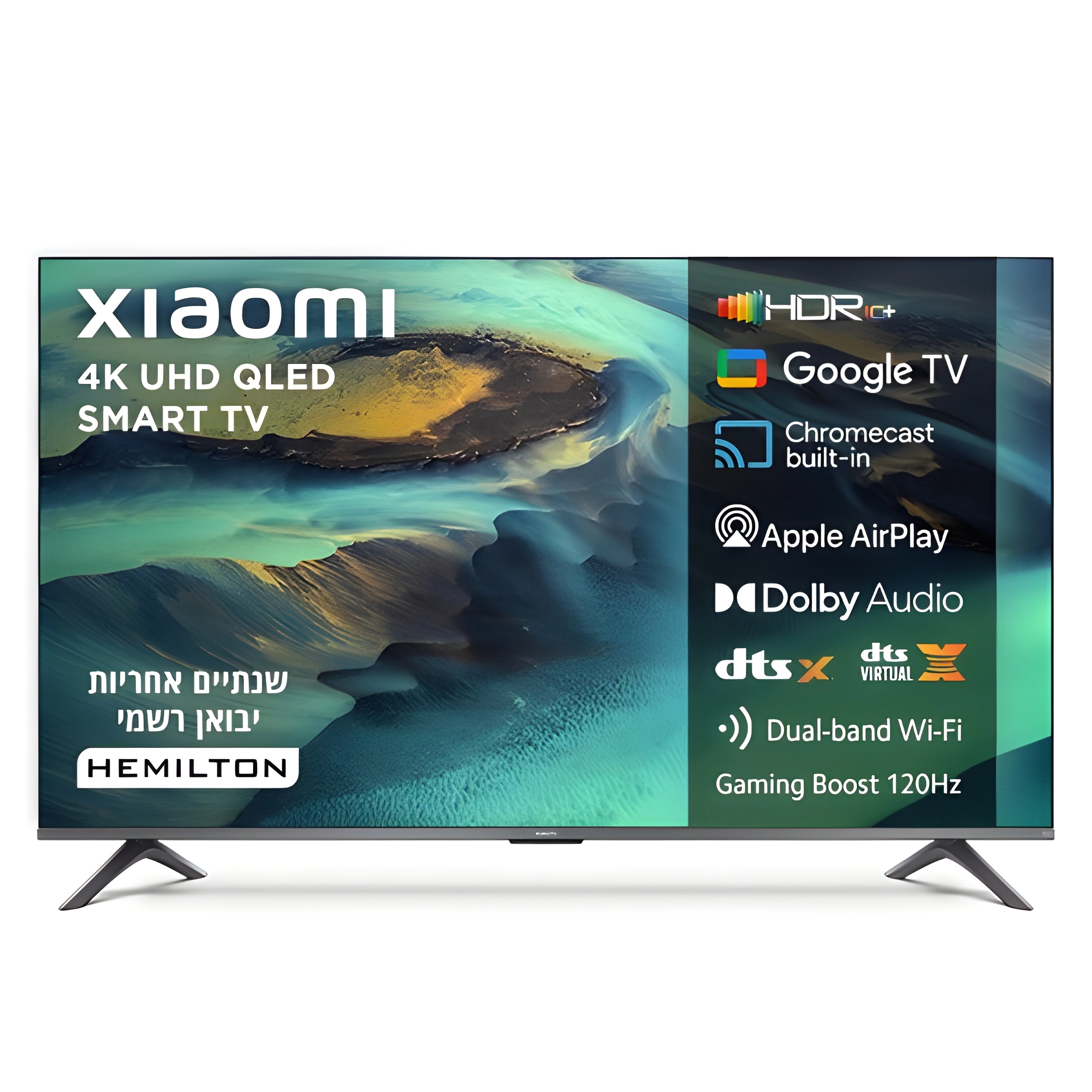 טלוויזיה 75 אינץ' Xiaomi A Pro 75-L75MB-APME 4K (2026) QLED 4K – חוויית קולנוע חכמה בסלון | יבואן רשמי-משלוח מהיר – תמונה 3