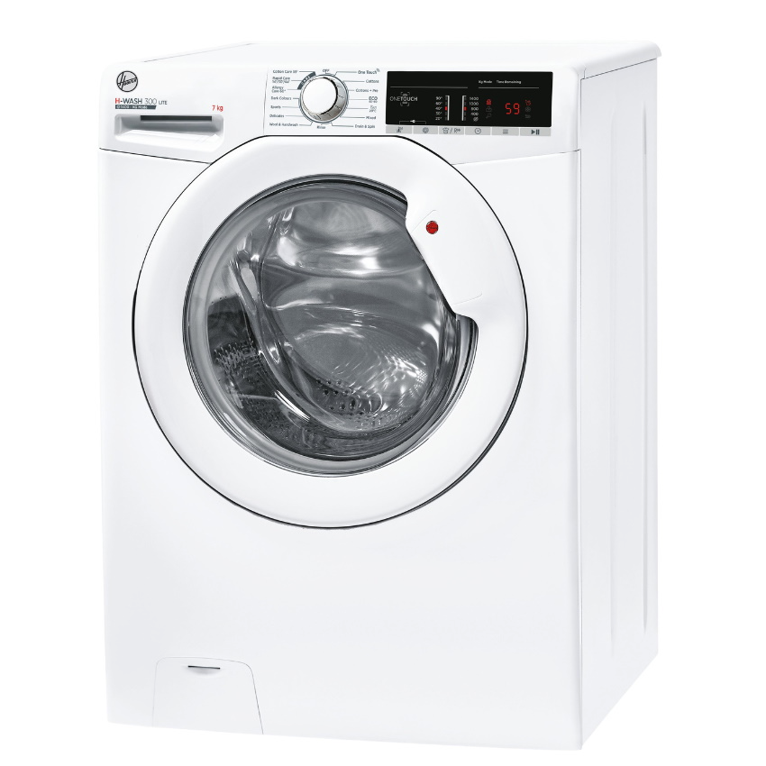 מכונת כביסה Hoover H3W47TE פתח קדמי, 7 ק"ג - יבואן רשמי