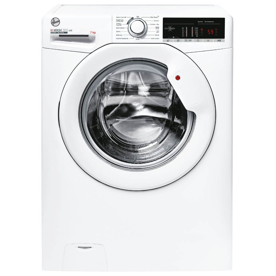מכונת כביסה Hoover H3W47TE פתח קדמי, 7 ק"ג - יבואן רשמי – תמונה 3