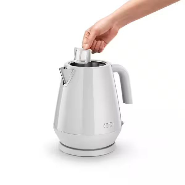 Delonghi KBY2001 – קומקום חשמלי נשלף 1.7 ל׳ 2000W צבע לבן - יבואן רשמי – תמונה 7