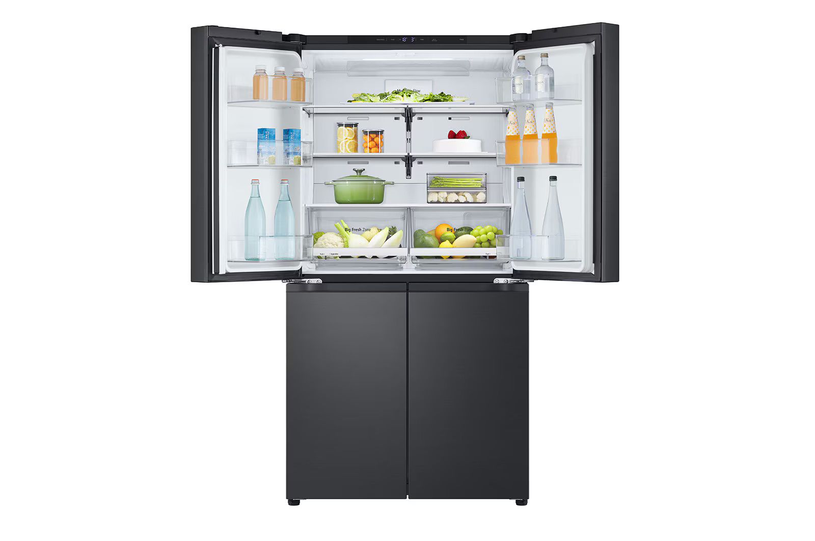 LG GR-929B: מקרר 4 דלתות 872 ליטר בגימור נירוסטה מושחרת יוקרתית | יבואן רשמי – תמונה 5