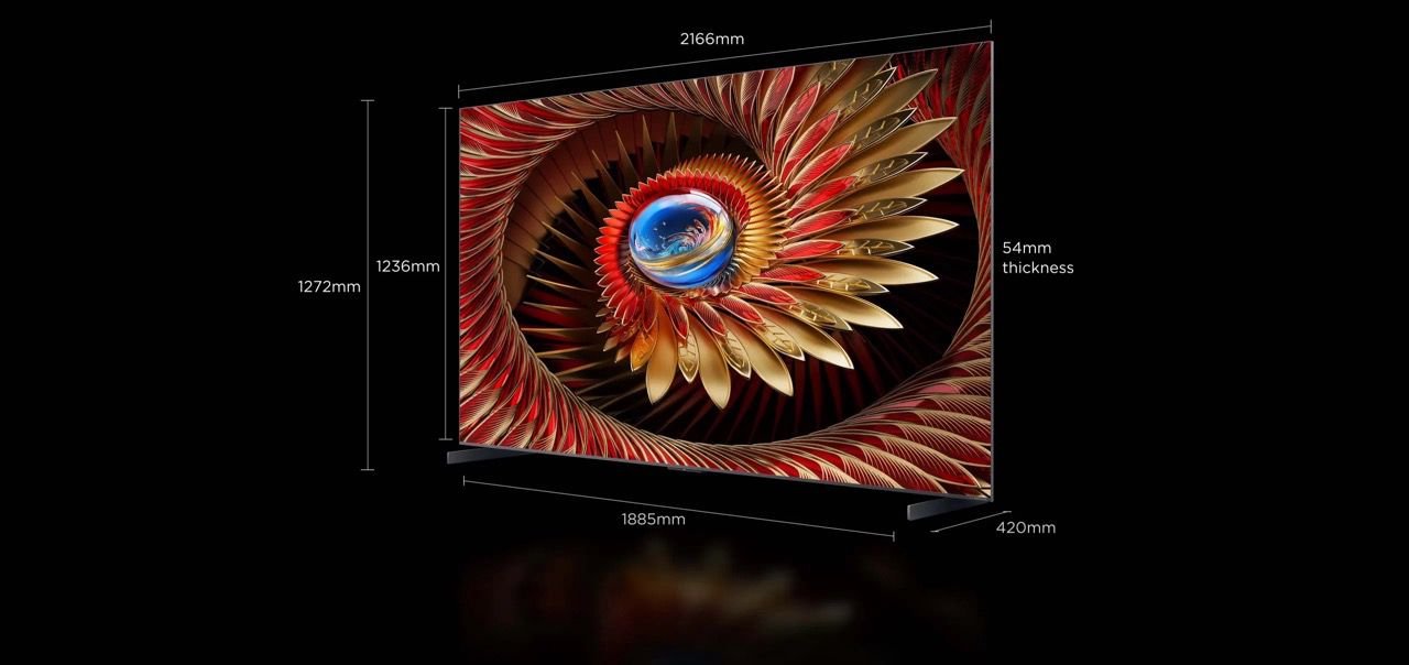 TCL 98C8K QD-Mini LED: טלוויזיית 98 אינץ' עם 4500 ניטים ו-Bang & Olufsen | יבואן רשמי – תמונה 9