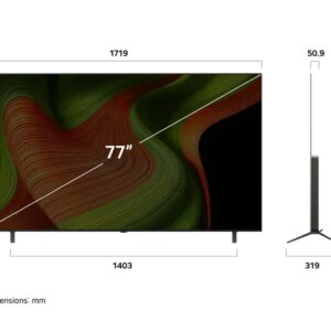 טלוויזיה חכמה LG OLED77B56LA - דגם 77 אינץ' 4K OLED 2025 | יבואן רשמי-משלוח מהיר