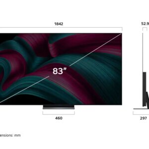 טלוויזיה חכמה LG OLED83C56LA – מסך OLED evo 83 אינץ׳ 4K עם AI וגיימינג 144Hz | יבואן רשמי