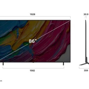 LG 86QNED80A6A – טלוויזיה חכמה 86 אינץ' QNED AI 4K 2025 | יבואן רשמי