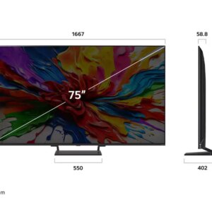 טלוויזיה חכמה 75 אינץ' LG 75QNED93A6A – QNED evo AI MiniLED עם 144Hz | יבואן רשמי