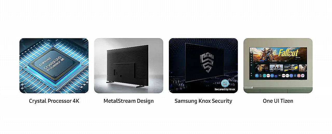 Samsung UE50U8000F: טלוויזיה חכמה 50 אינץ' Crystal UHD 4K – תמונה 4