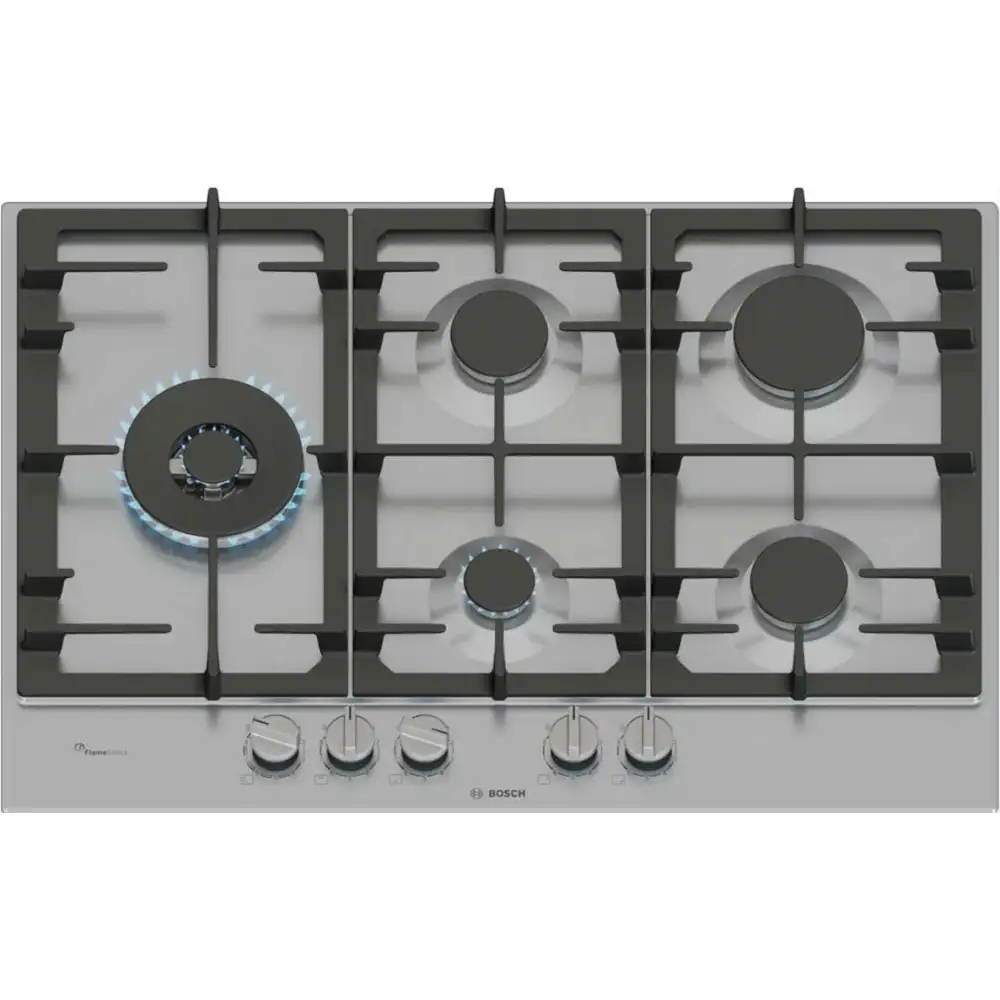BOSCH PCS7A5I90Y - כיריים גז 5 להבות עם FlameSelect יבואן רשמי