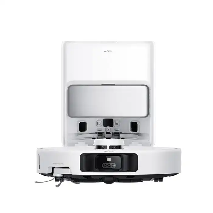 MOVA P50 Pro Ultra – שואב אבק רובוטי שוטף לבן 19,000Pa עם ניקוי עצמי במים חמים ותחנת עגינה חכמה - יבואן רשמי | משלוח מהיר – תמונה 12