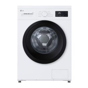 מכונת כביסה 8 ק״ג פתח קדמי LG F84N15WHS – עם Steam ומנוע Direct Drive