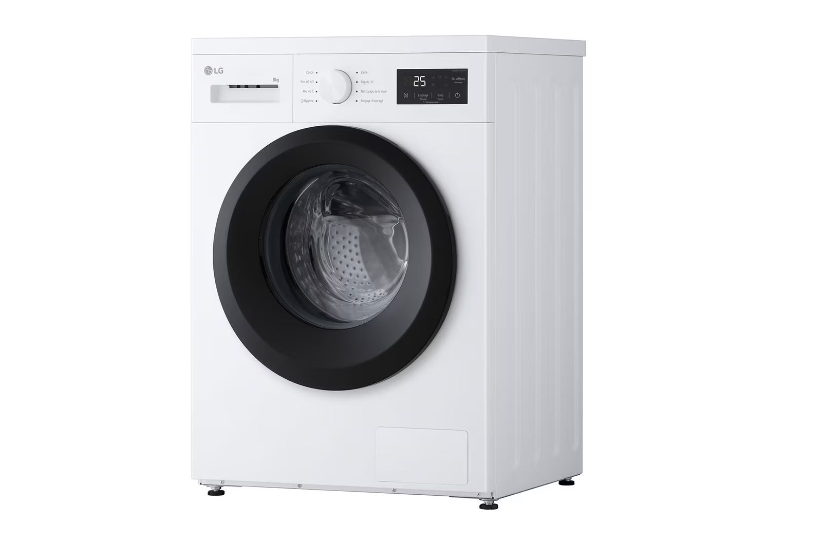 מכונת כביסה 8 ק״ג פתח קדמי LG F84N15WHS – עם Steam ומנוע Direct Drive – תמונה 6
