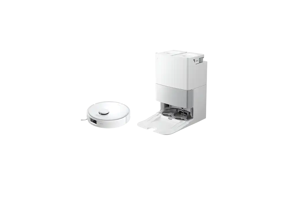 ROBOROCK QREVO EDGE 5V1 - שואב אבק רובוטי שוטף עם תחנת עגינה - צבע לבן | יבואן רשמי