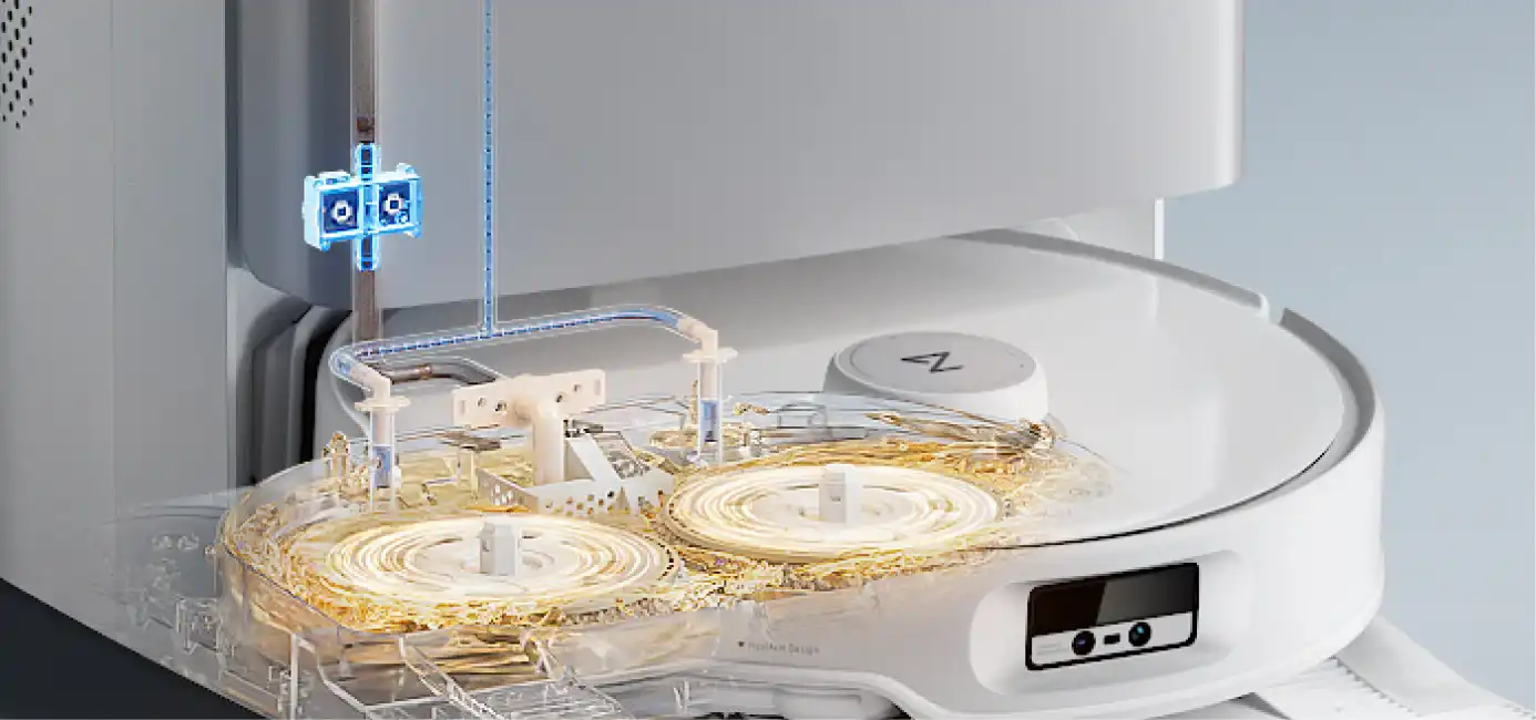 ROBOROCK QREVO EDGE 5V1 - שואב אבק רובוטי שוטף עם תחנת עגינה - צבע לבן | יבואן רשמי – תמונה 10