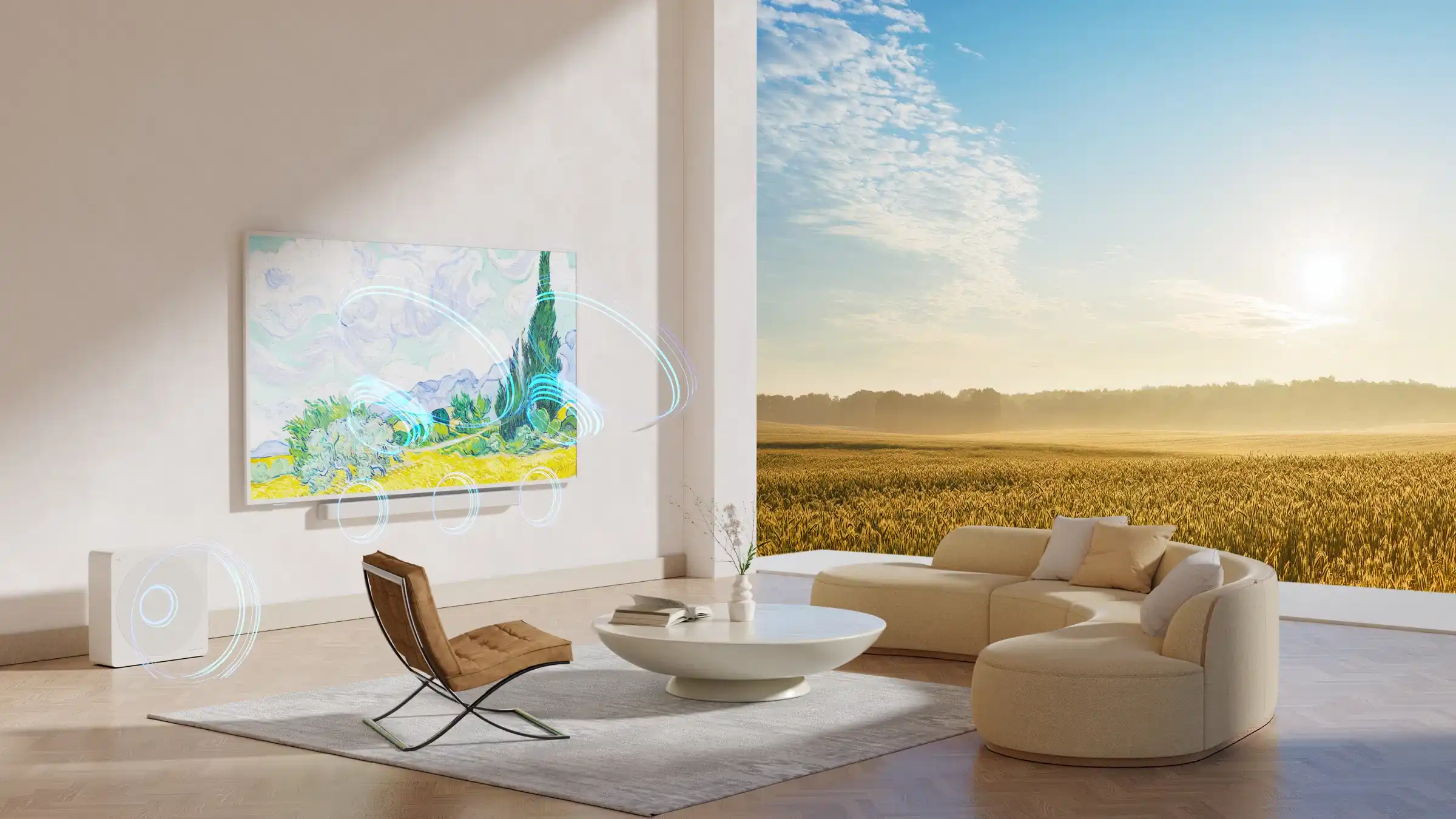 TCL 55A300 Pro NXTVISION – טלוויזיה חכמה 55 אינץ' QLED 4K עם סאונד Bang & Olufsen | יבואן רשמי – תמונה 10