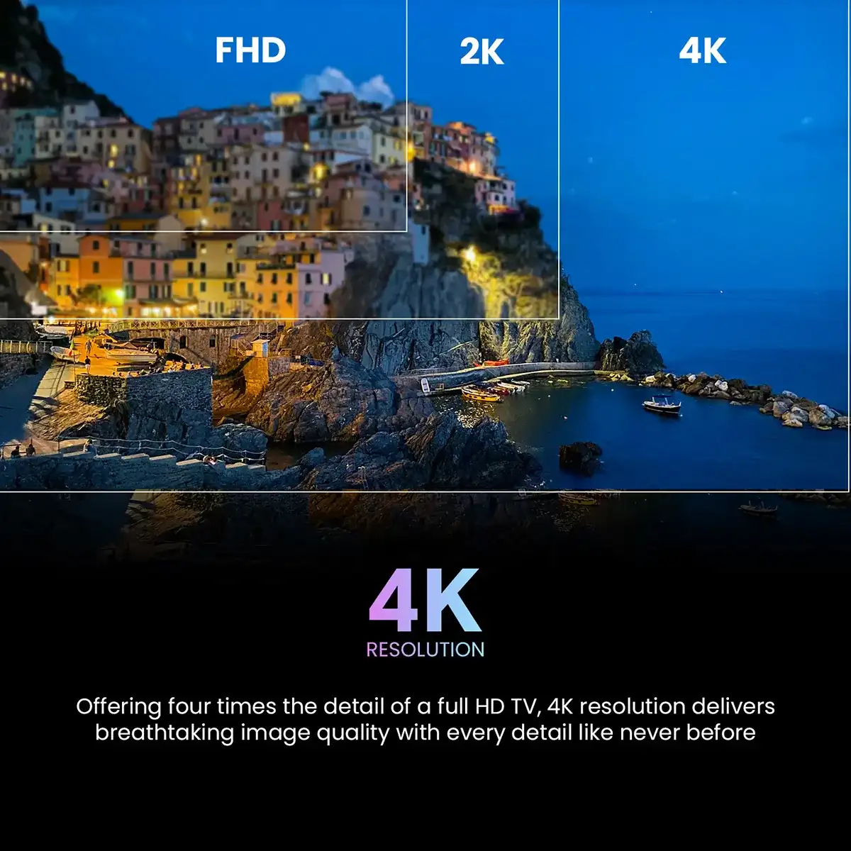 Haier H85M80FUX - טלוויזיה חכמה 85 אינץ' QD-Mini LED 4K עם סאונד מבית KEF | יבואן רשמי – תמונה 6