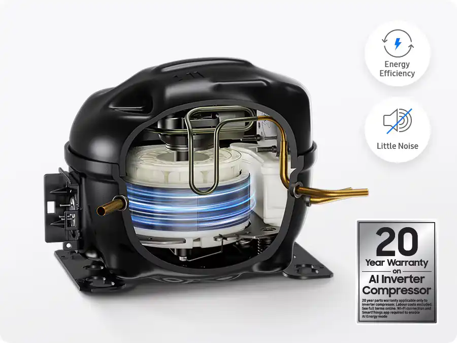 מקרר 4 דלתות Samsung RM70F63REB – Bespoke חכם 648 ליטר | יבואן רשמי – תמונה 12